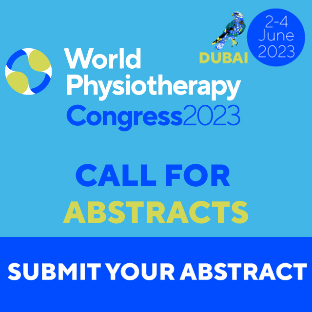 2023 WOLD PHYSIOTHERAPY CONGRESS ANNOUNCEMENT